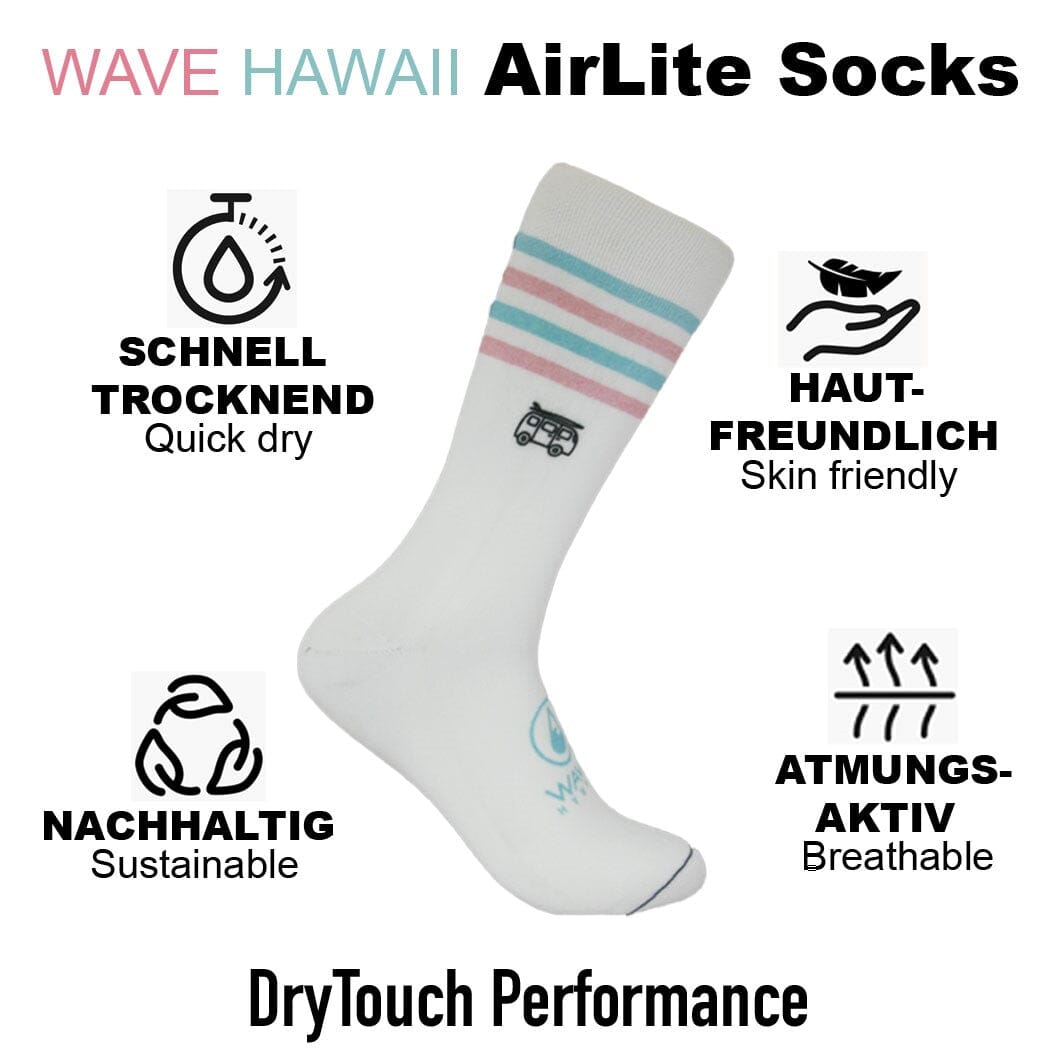 AirLite DryTouch Socks Design 6 Socken WAVE HAWAII