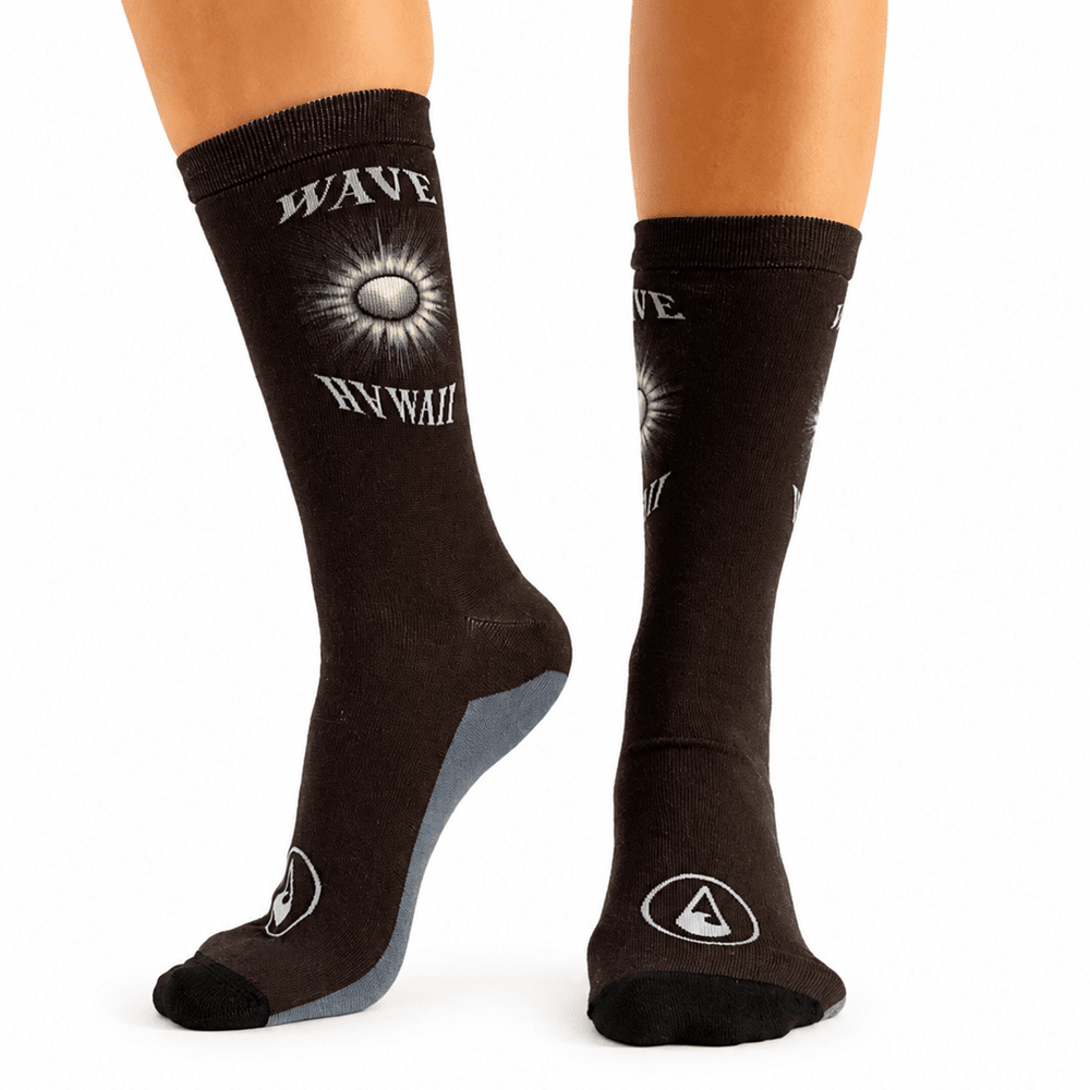 AirLite Socks Black Sun Socken WAVE HAWAII