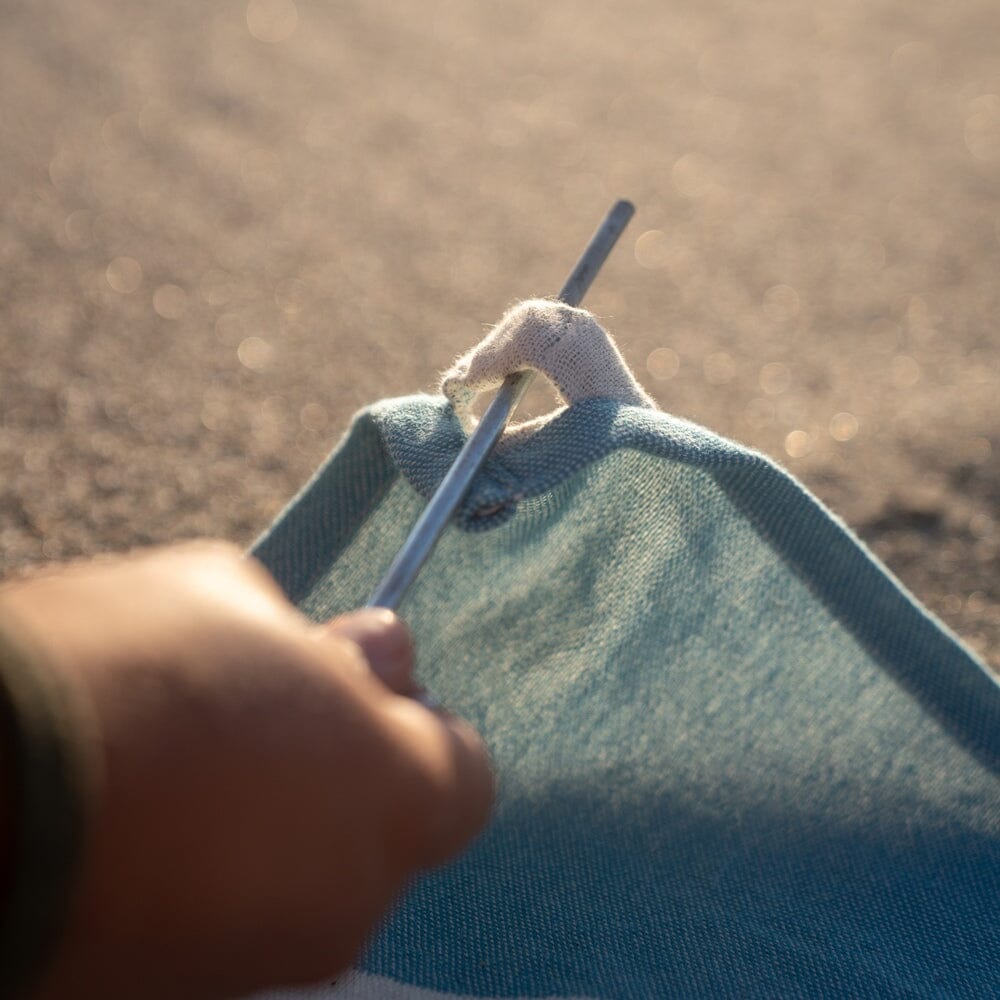 NatureLite Magnet-Badetuch Stripes Blue Badetuch WAVE HAWAII