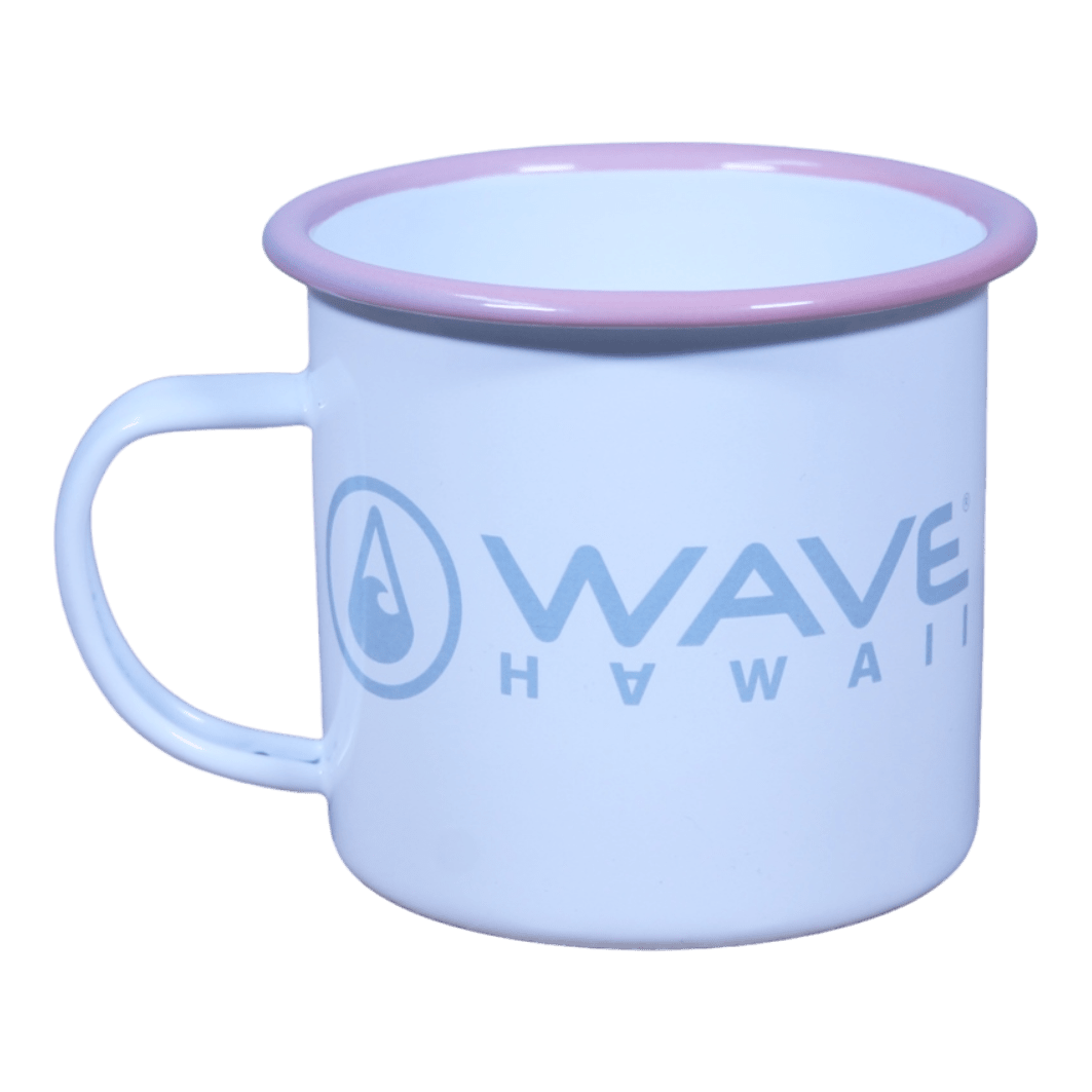 Emaille-Tasse pink-grey, 350 ml Tasse WAVE HAWAII