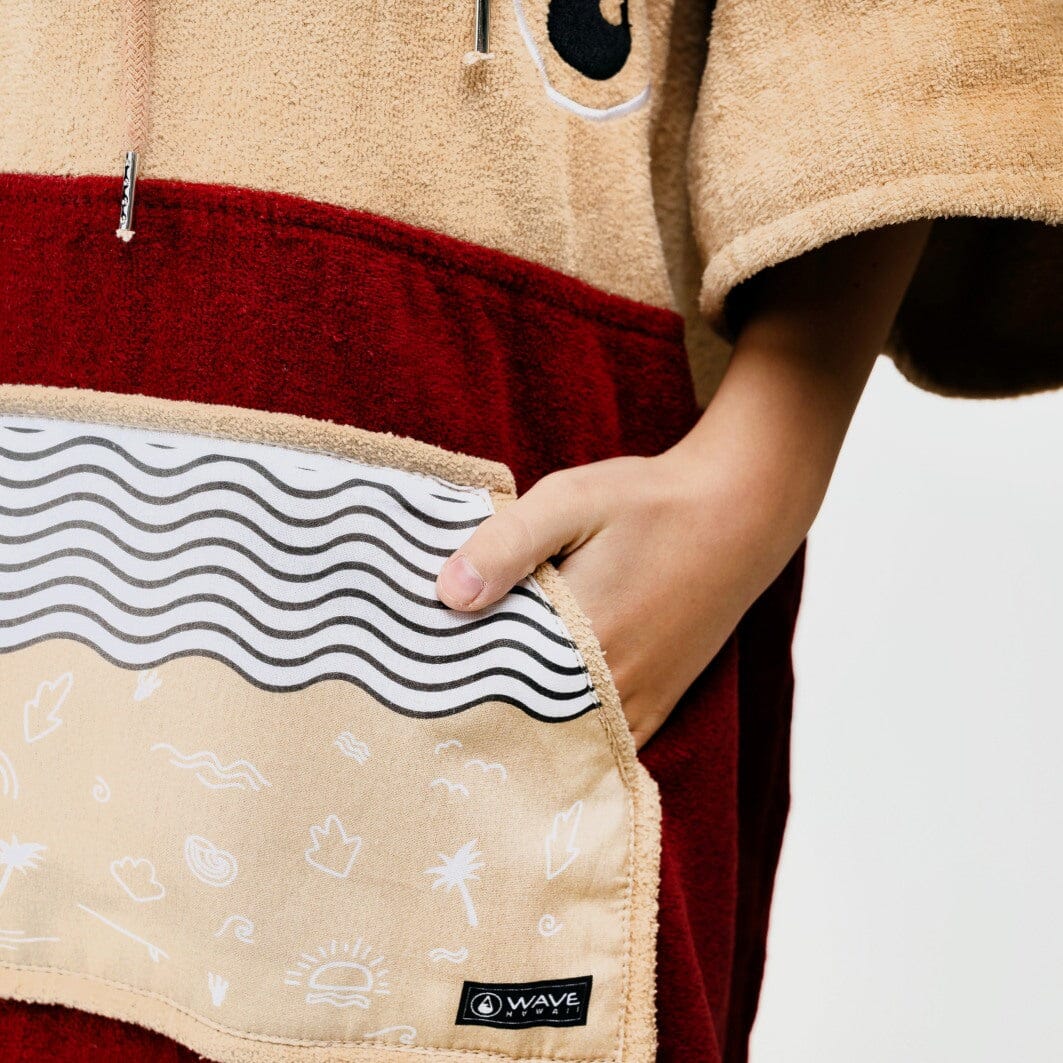 Poncho Dunas, Baumwolle Velours Kids Ponchos WAVE HAWAII