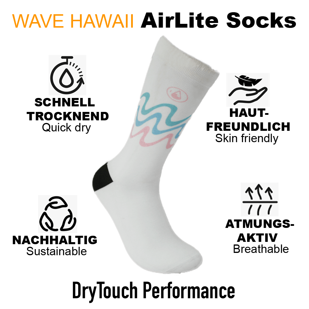 AirLite DryTouch Socks D7 Socken WAVE HAWAII