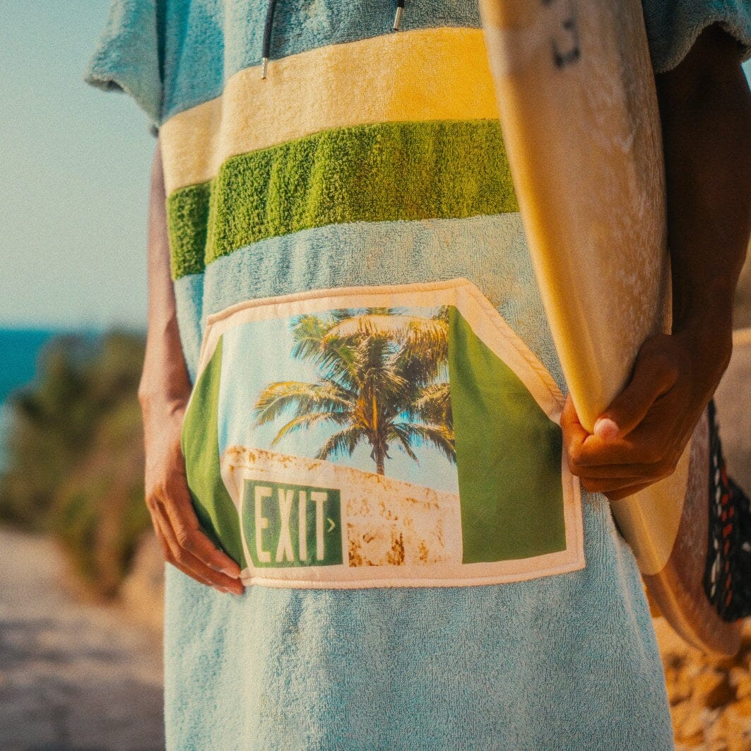 AirLite Poncho EXITSURF - Exclusive Limited Edition Style Ponchos WAVE HAWAII 