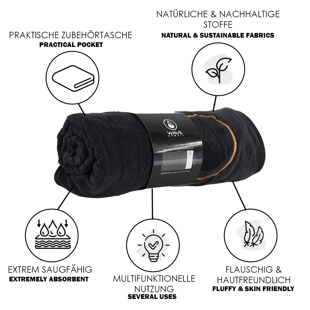 WAVE HAWAII Badetuch Siete Badetuch WAVE HAWAII 