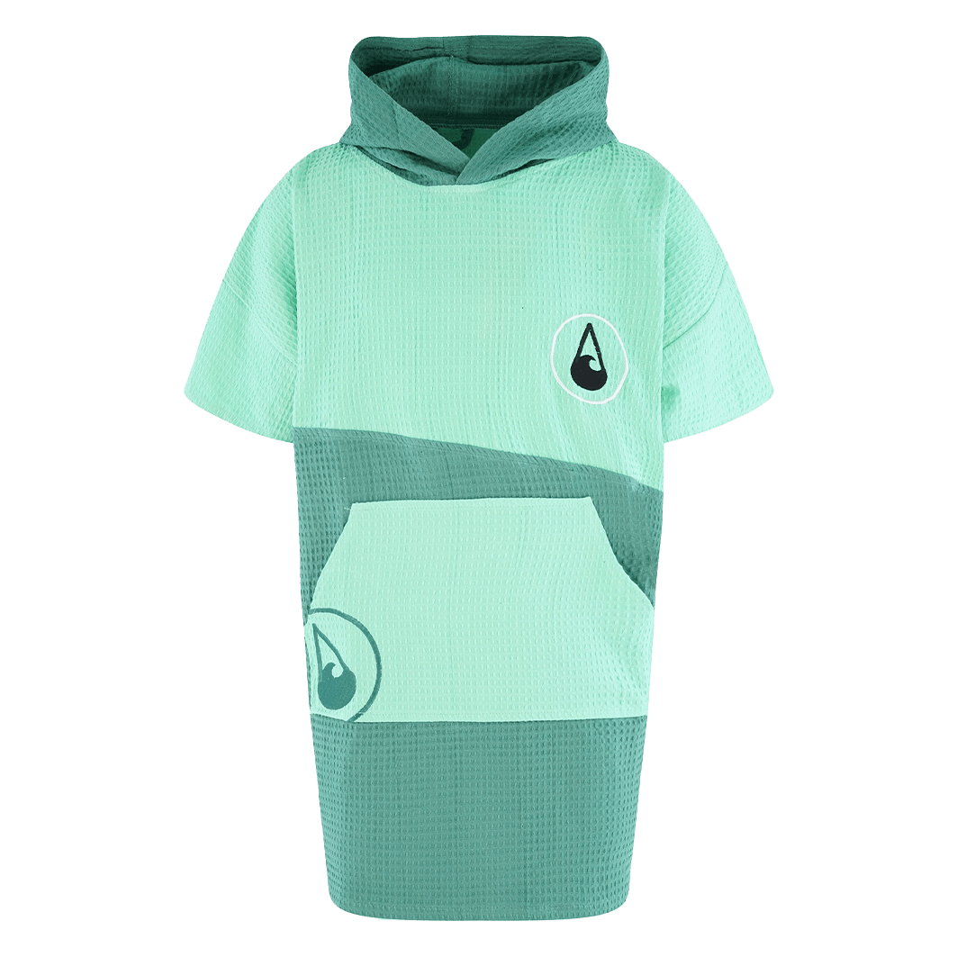 Travel Poncho Breese, Baumwolle Waffle Piquee Travel Ponchos WAVE HAWAII 