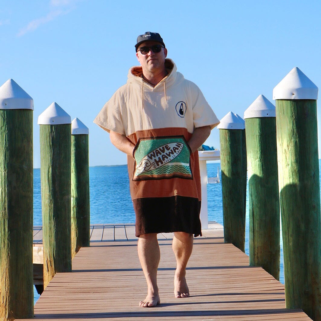 Poncho Campeche, Baumwolle Velours Style Ponchos UNISEX MODELL 