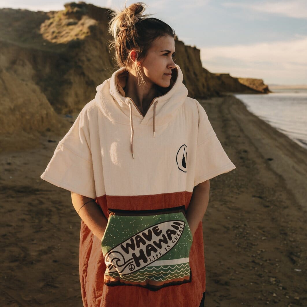 Poncho Campeche, Baumwolle Velours Style Ponchos UNISEX MODELL 