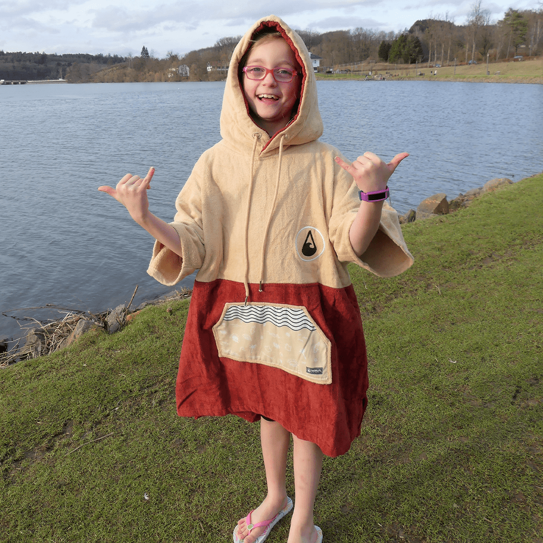 Poncho Dunas, Baumwolle Velours Kids Ponchos WAVE HAWAII 