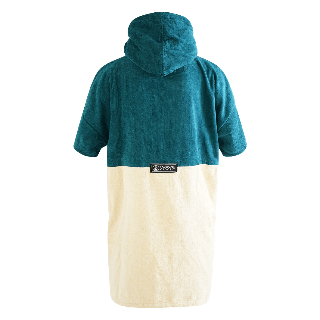 Poncho Petrol, Baumwolle Velours Style Ponchos UNISEX MODELL 