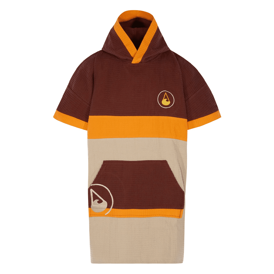 Travel Poncho Porlamar, Baumwolle Waffle Piquee Travel Ponchos WAVE HAWAII 