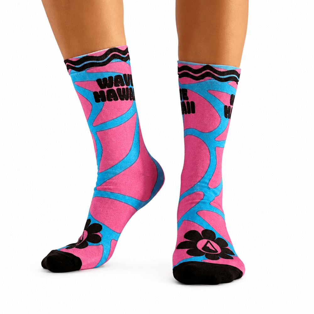 AirLite Socks Bubblegum Socken WAVE HAWAII 