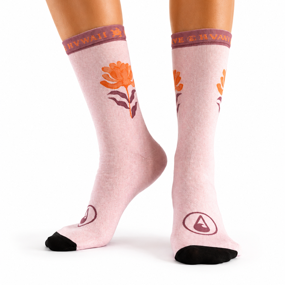 AirLite Socks Pink Sea Socken WAVE HAWAII 