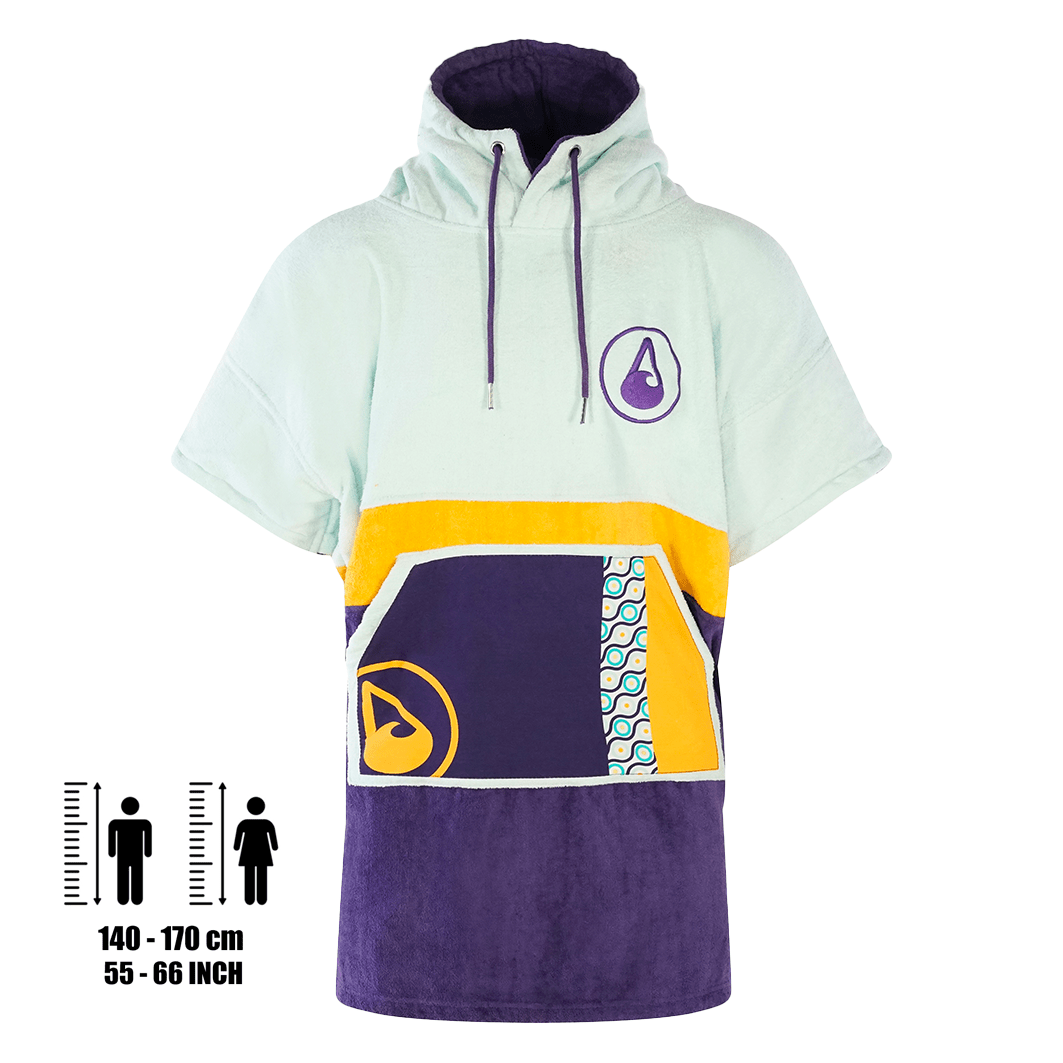 Poncho Maneiro, Baumwolle Velours - Sonderpreis - ohne Kordel Style Ponchos WAVE HAWAII 