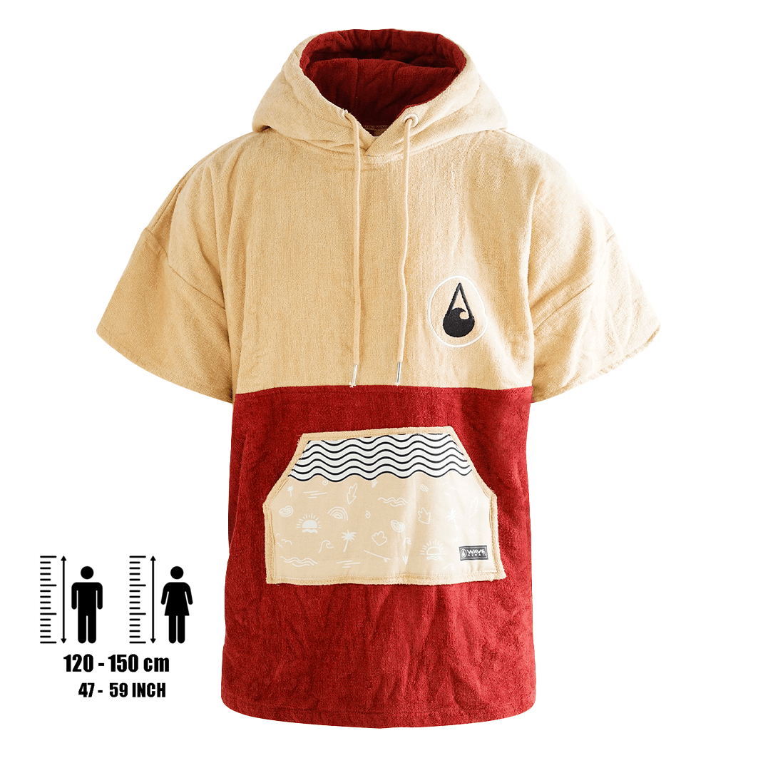 Poncho Dunas, Baumwolle Velours Kids Ponchos WAVE HAWAII 