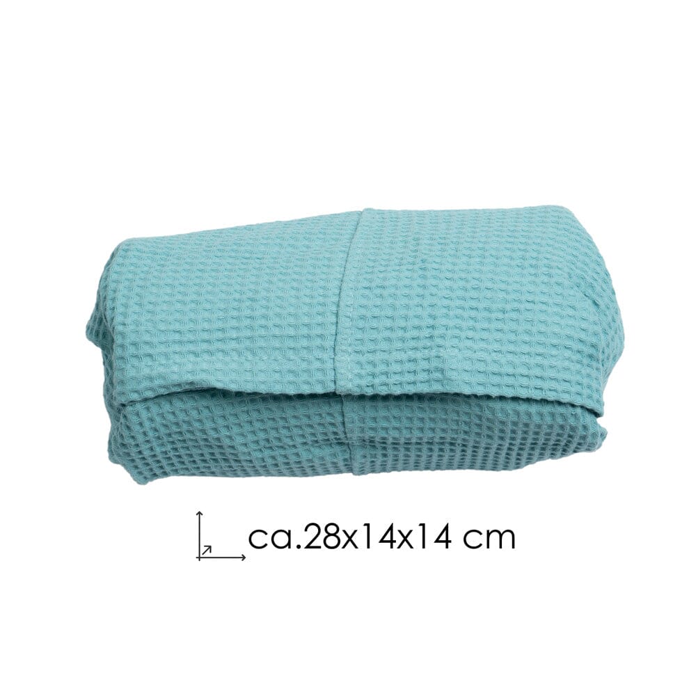 Travel Poncho Pahoa, Baumwolle Waffle Piquee Travel Ponchos WAVE HAWAII 