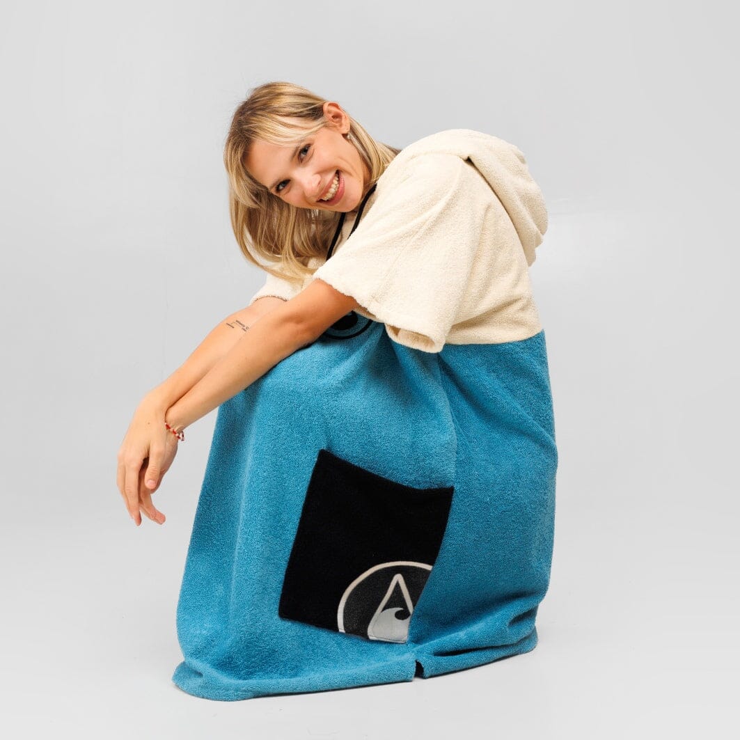 Poncho Porto, Baumwolle Style Ponchos WAVE HAWAII 