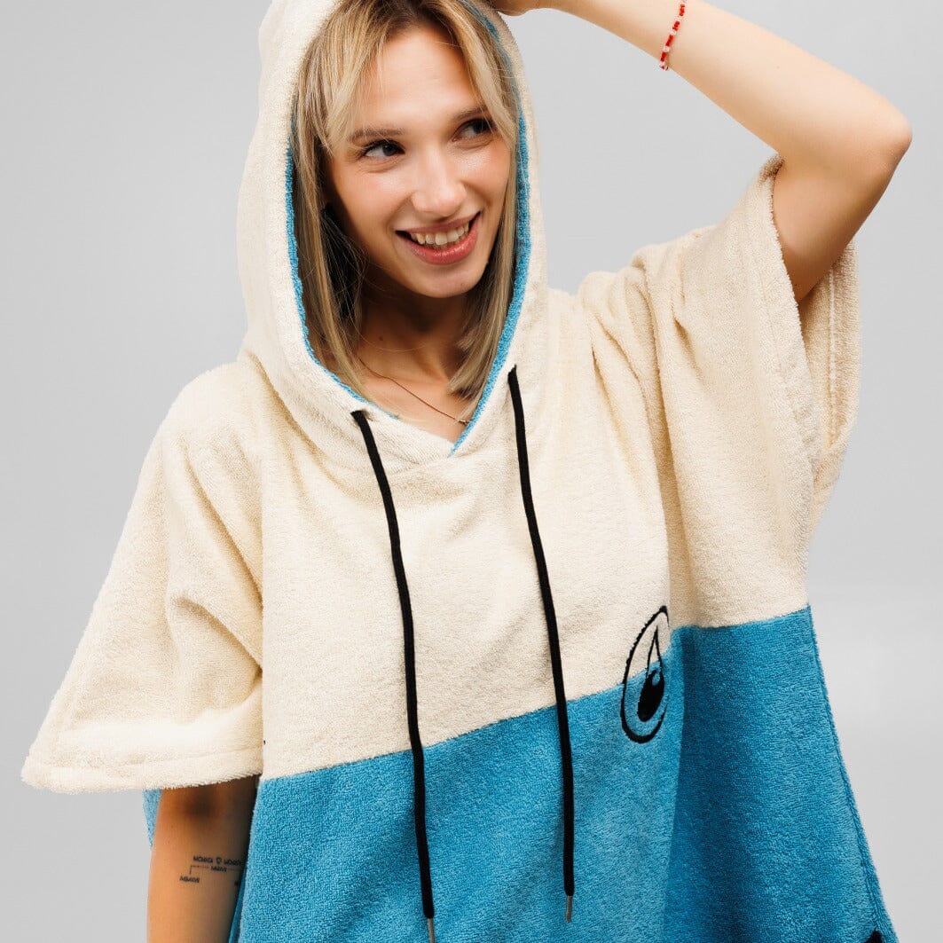 Poncho Porto, Baumwolle Style Ponchos WAVE HAWAII 