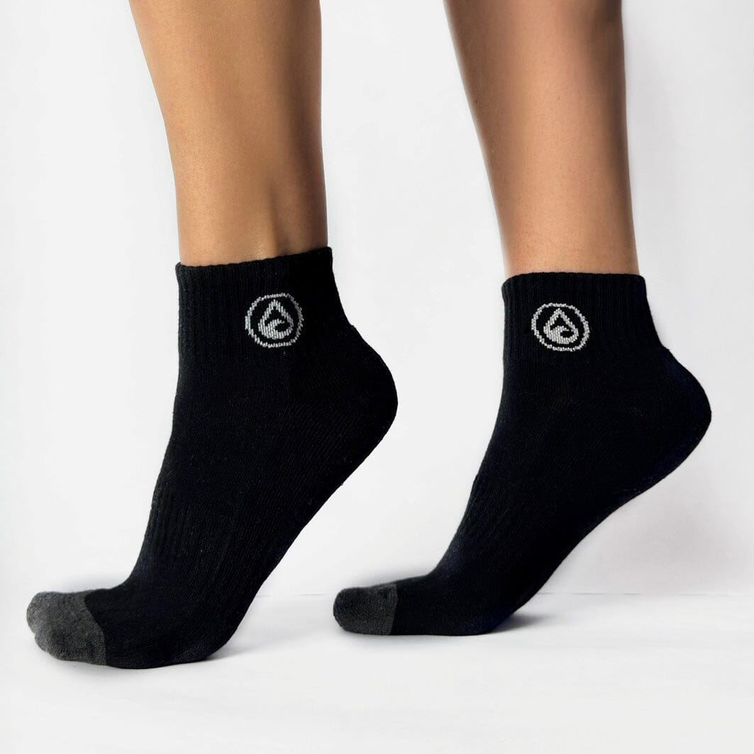 Cotton Ankle Socks schwarz Socken WAVE HAWAII 