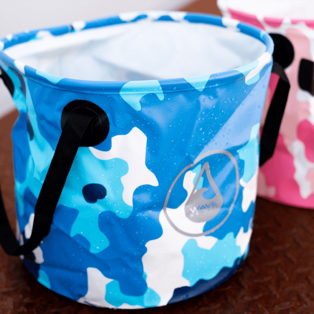 WAVE HAWAII Beach Bucket, camou blau WAVE HAWAII 